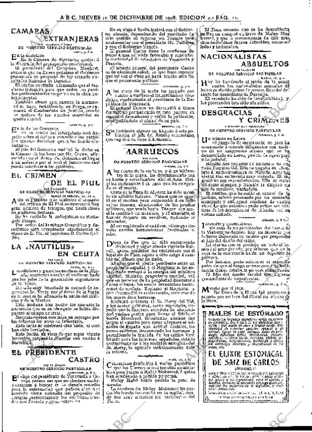 ABC MADRID 10-12-1908 página 11