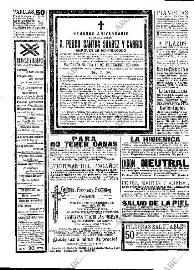 ABC MADRID 11-12-1908 página 2