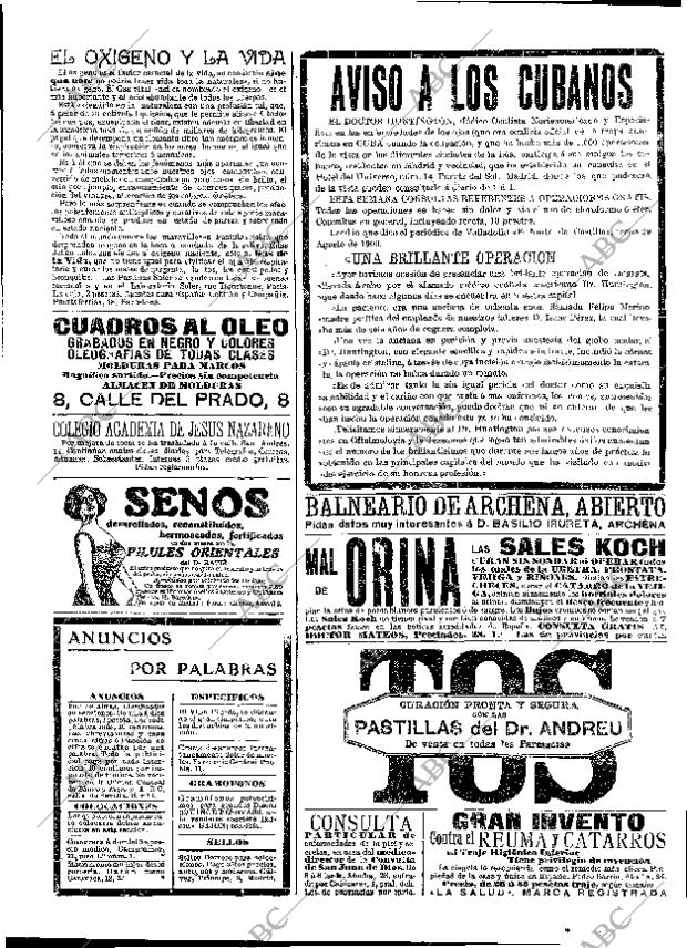 ABC MADRID 14-12-1908 página 2