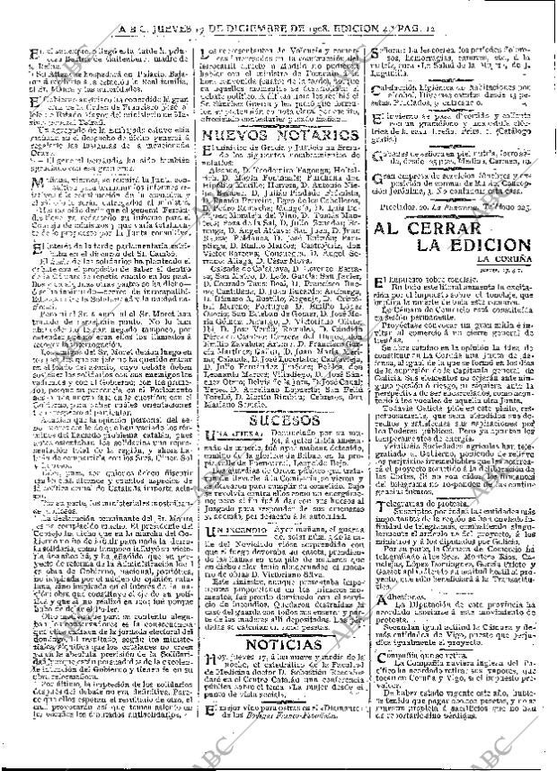 ABC MADRID 17-12-1908 página 12