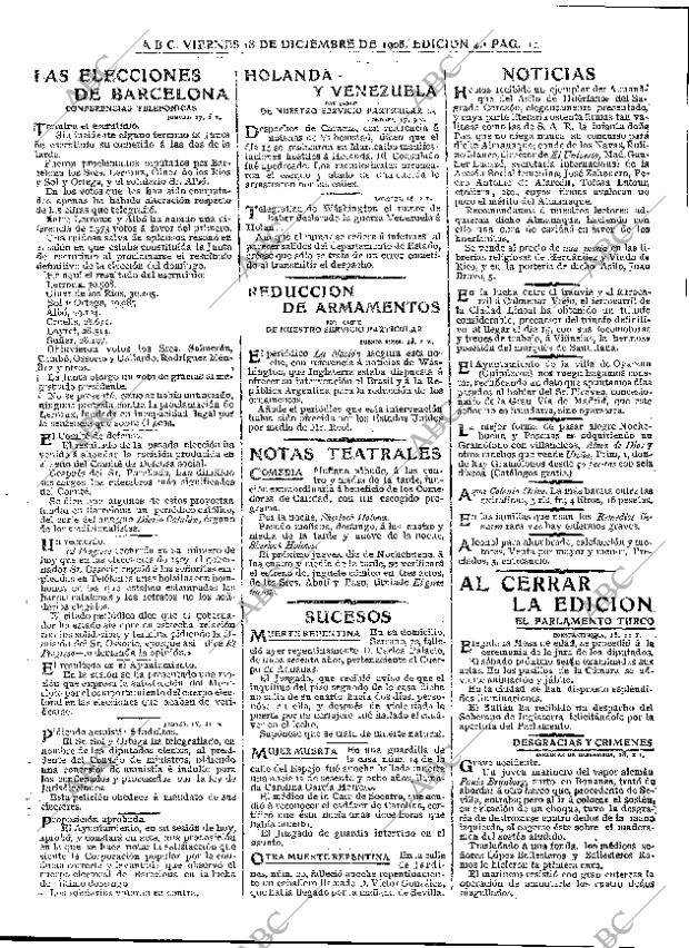 ABC MADRID 18-12-1908 página 12
