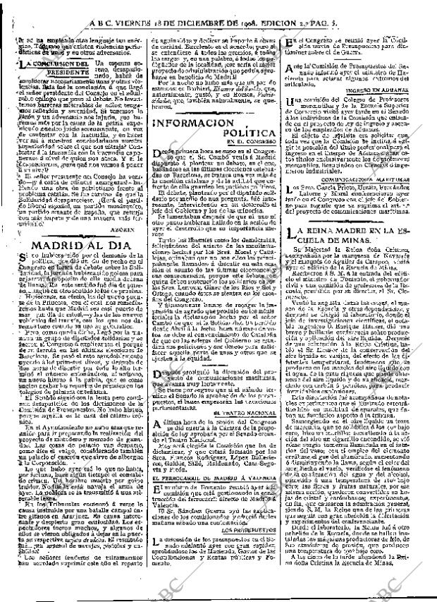 ABC MADRID 18-12-1908 página 5