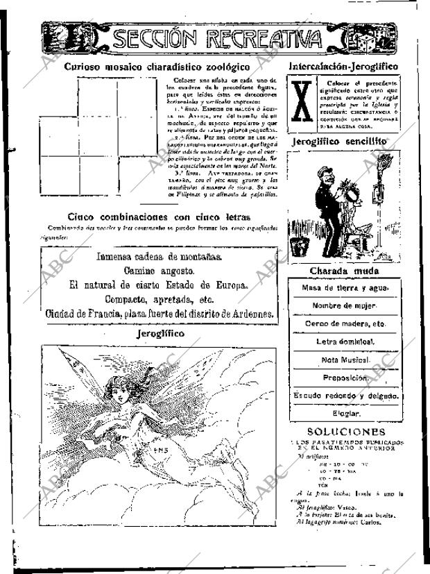 BLANCO Y NEGRO MADRID 19-12-1908 página 31