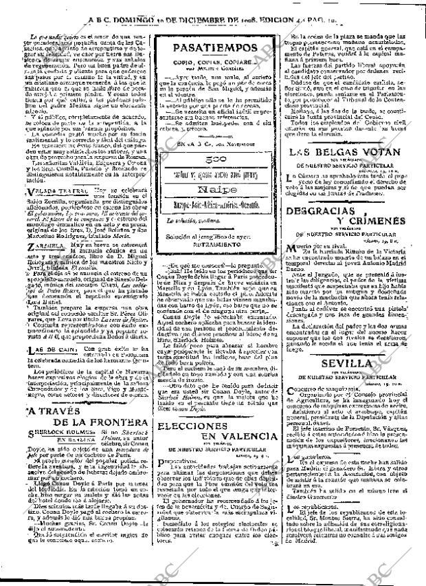 ABC MADRID 20-12-1908 página 10