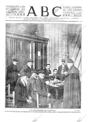 ABC MADRID 22-12-1908 página 1