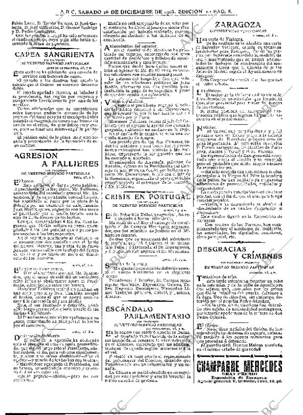 ABC MADRID 26-12-1908 página 8