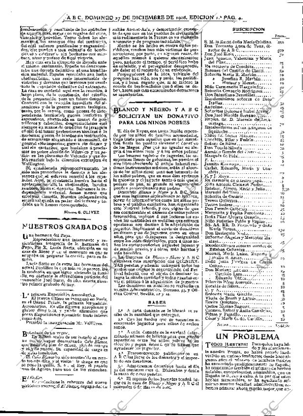 ABC MADRID 27-12-1908 página 4