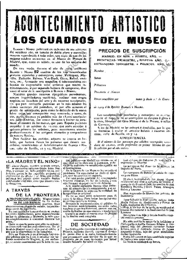 ABC MADRID 04-01-1909 página 13