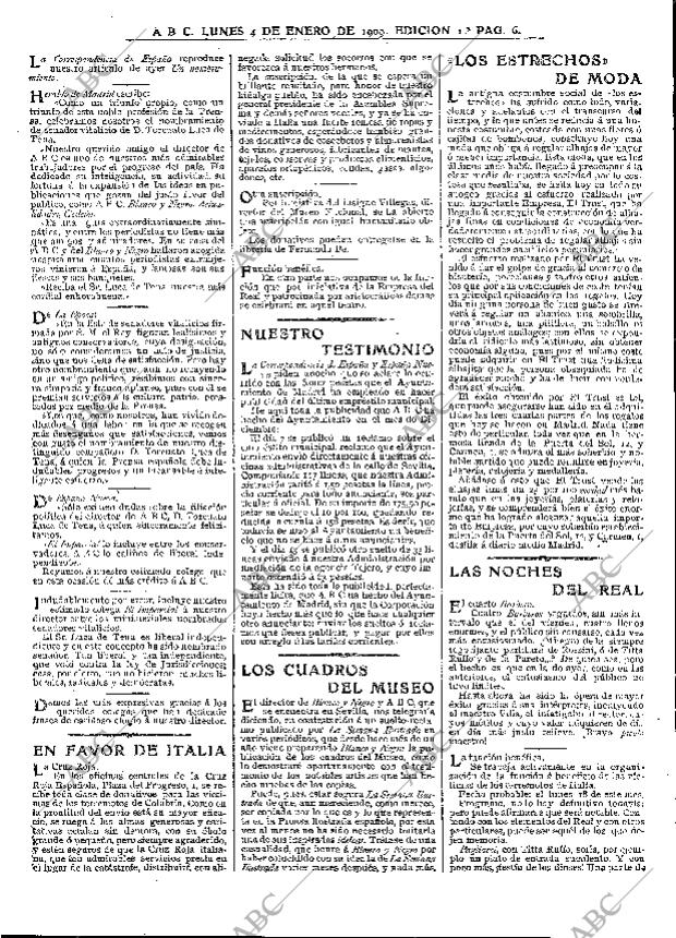 ABC MADRID 04-01-1909 página 6