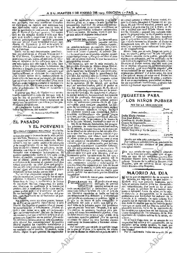 ABC MADRID 05-01-1909 página 4