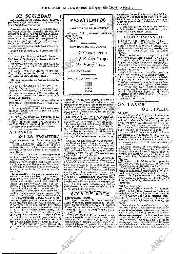 ABC MADRID 05-01-1909 página 7