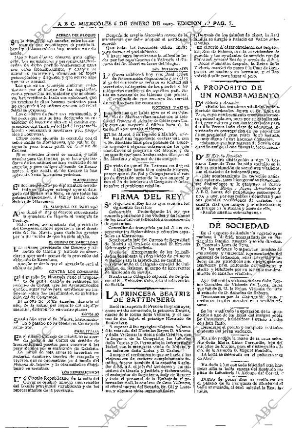 ABC MADRID 06-01-1909 página 5