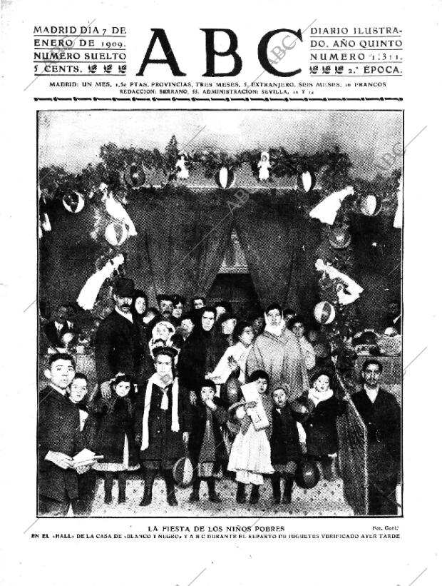 ABC MADRID 07-01-1909 página 1