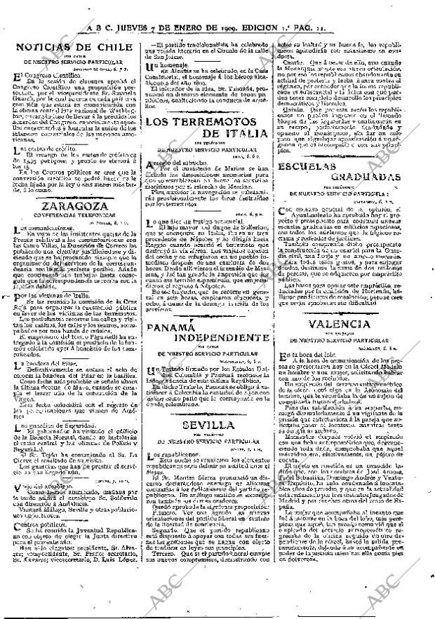 ABC MADRID 07-01-1909 página 11