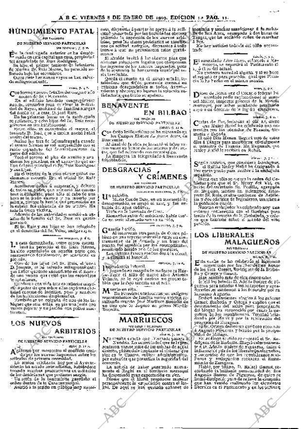 ABC MADRID 08-01-1909 página 11