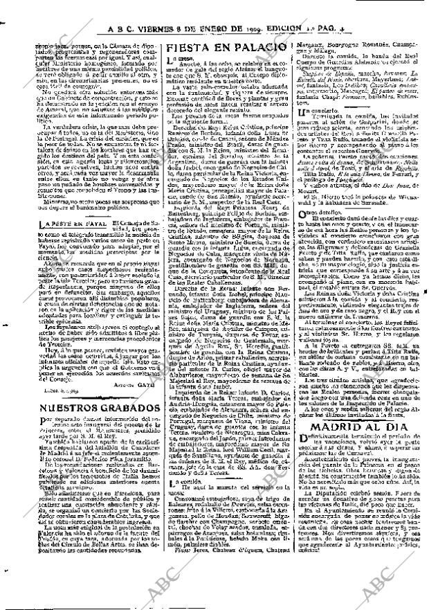 ABC MADRID 08-01-1909 página 4