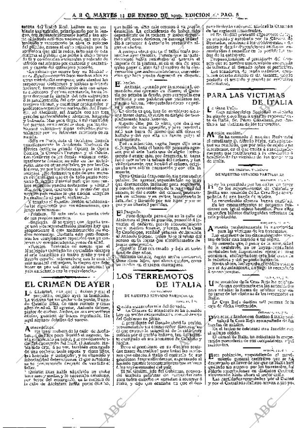 ABC MADRID 12-01-1909 página 8