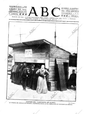 ABC MADRID 14-01-1909 página 1