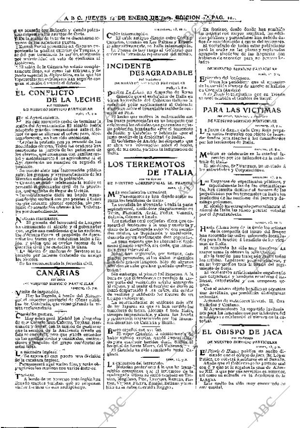 ABC MADRID 14-01-1909 página 10