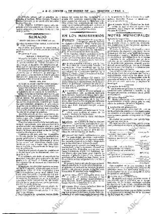 ABC MADRID 14-01-1909 página 6
