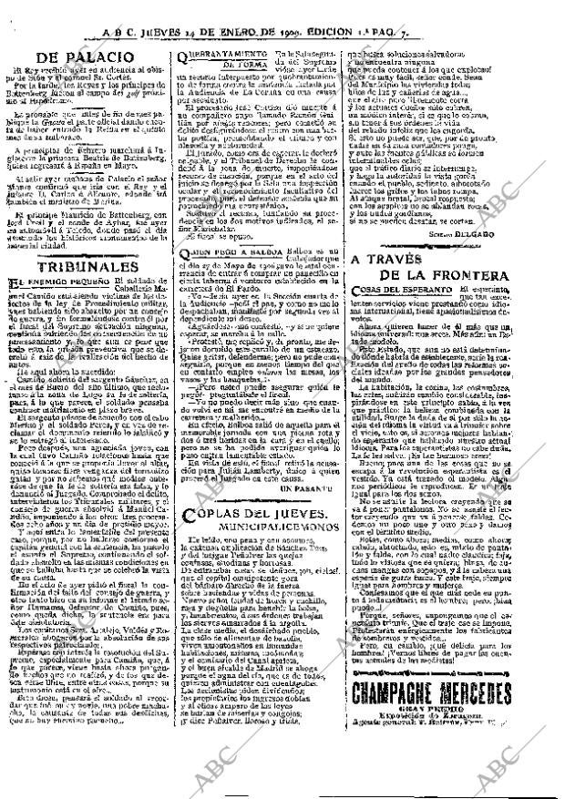 ABC MADRID 14-01-1909 página 7
