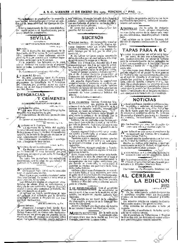 ABC MADRID 15-01-1909 página 12