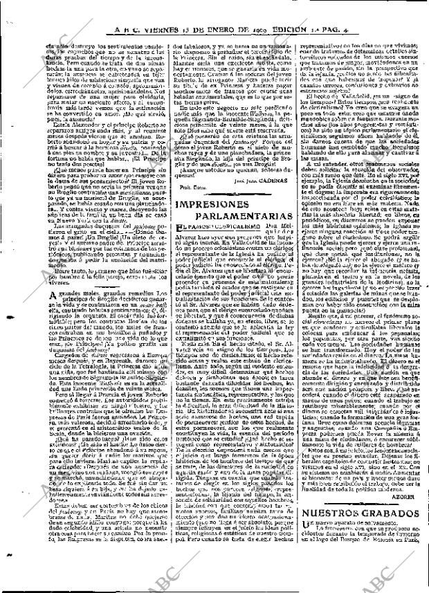 ABC MADRID 15-01-1909 página 4