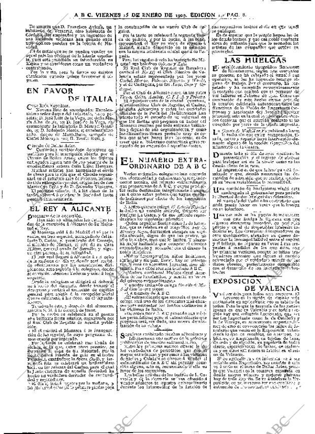 ABC MADRID 15-01-1909 página 8