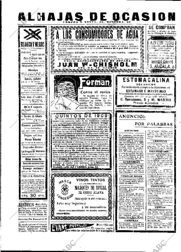 ABC MADRID 16-01-1909 página 2