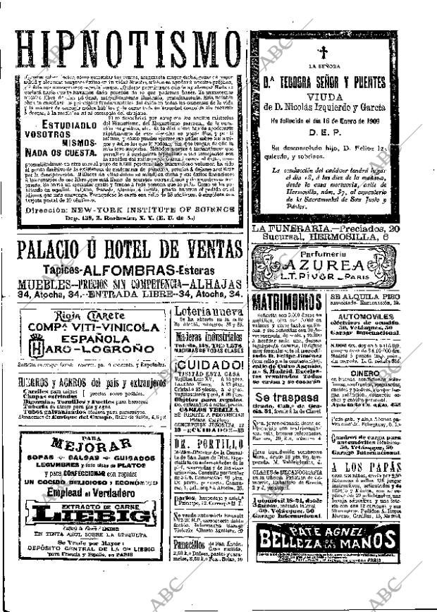 ABC MADRID 17-01-1909 página 11