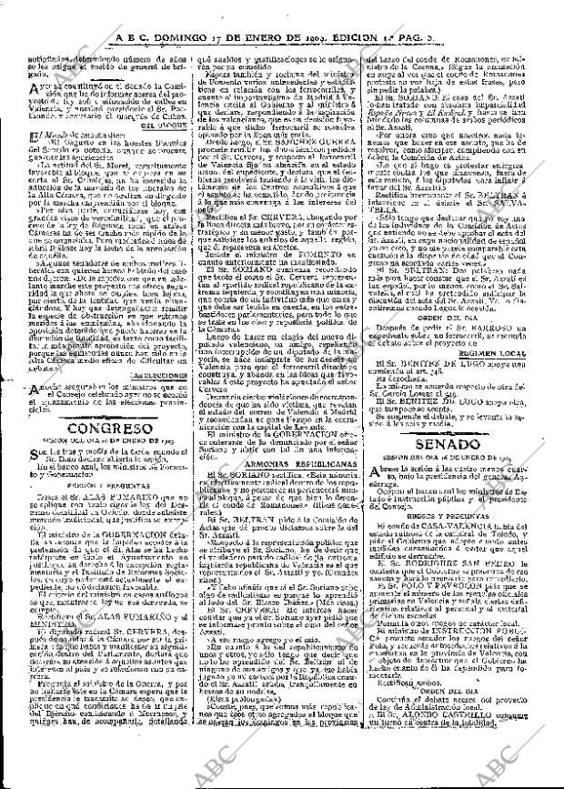 ABC MADRID 17-01-1909 página 5