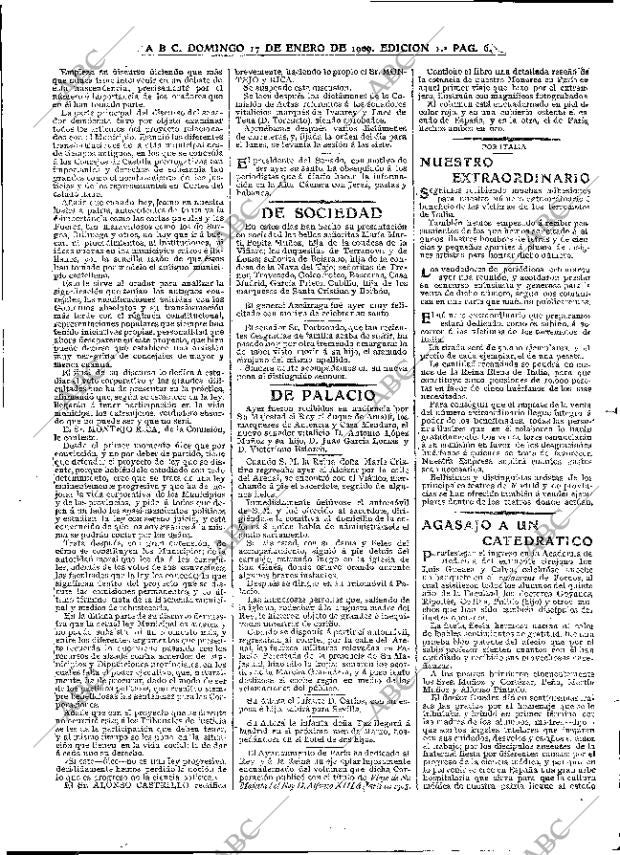 ABC MADRID 17-01-1909 página 6