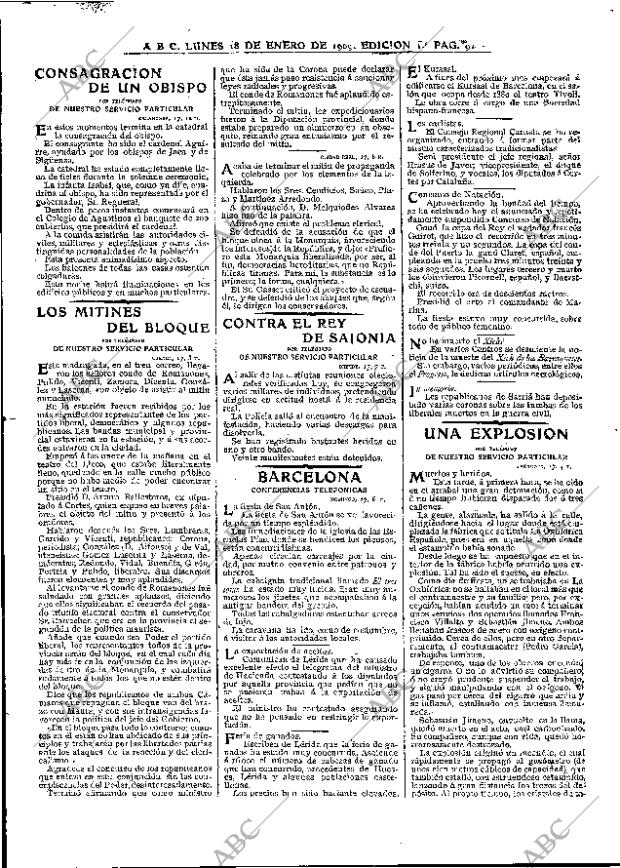 ABC MADRID 18-01-1909 página 9