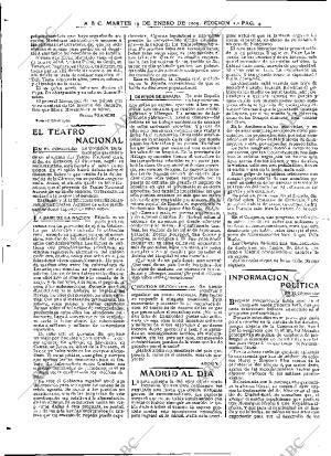 ABC MADRID 19-01-1909 página 4