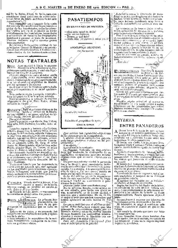 ABC MADRID 19-01-1909 página 7