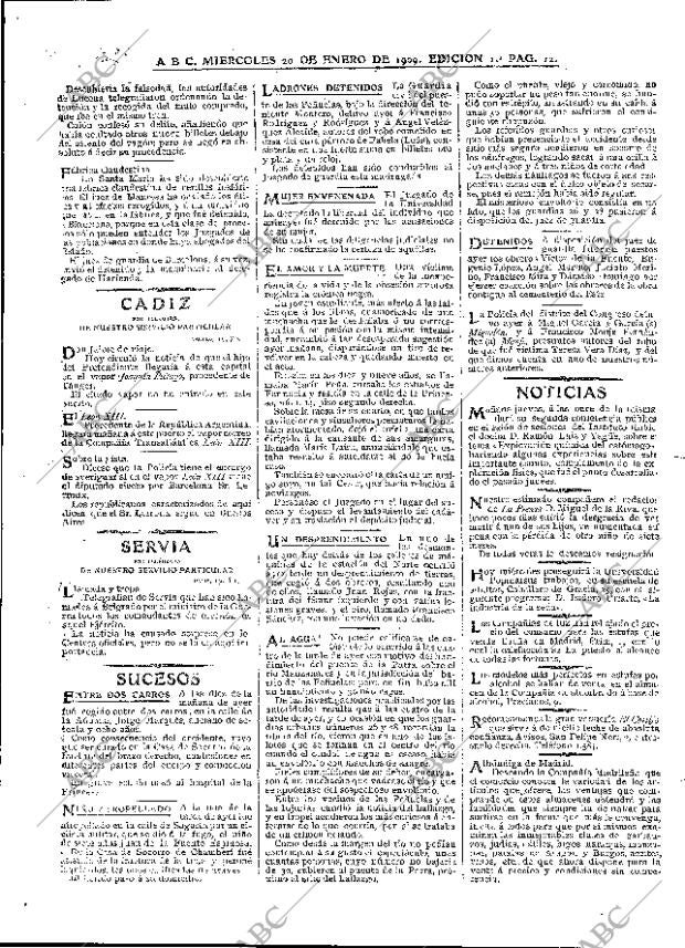 ABC MADRID 20-01-1909 página 12