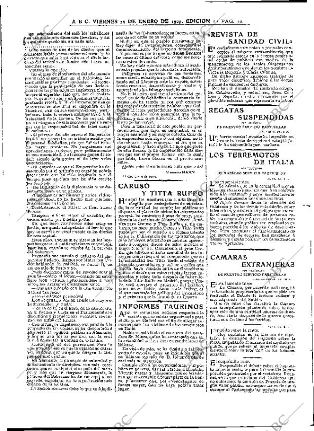ABC MADRID 22-01-1909 página 10