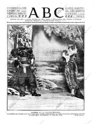 ABC MADRID 23-01-1909 página 1