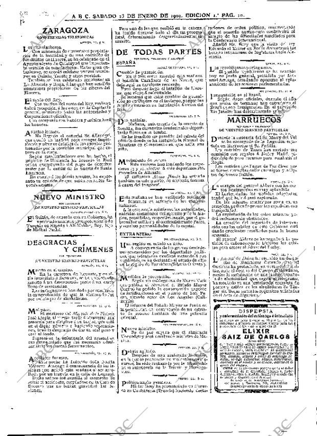 ABC MADRID 23-01-1909 página 10