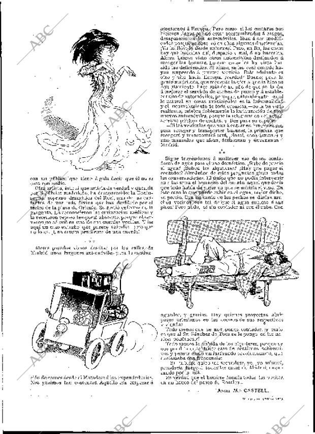 BLANCO Y NEGRO MADRID 23-01-1909 página 14