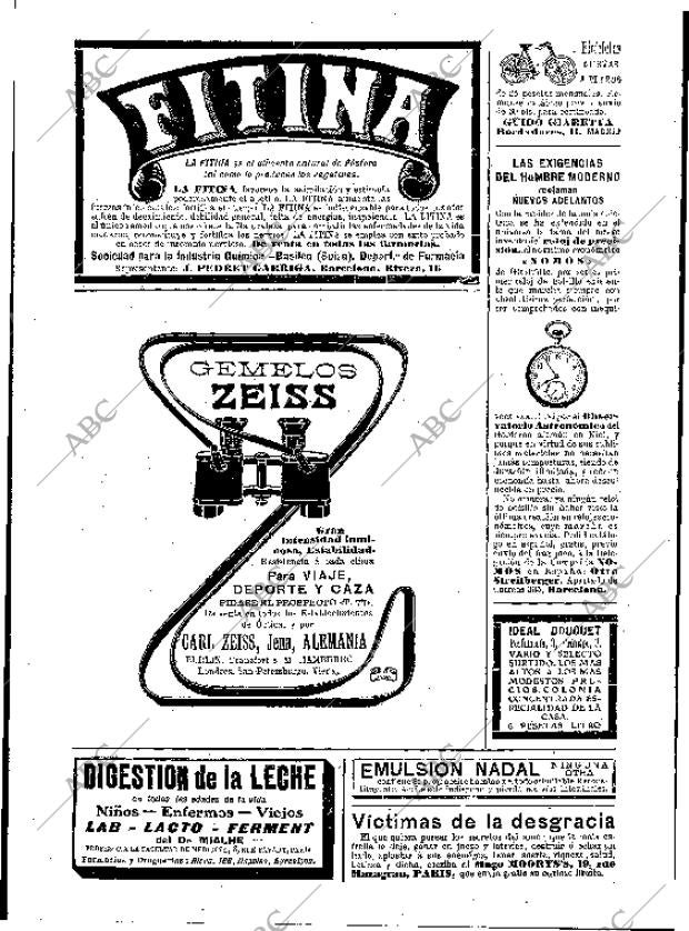 BLANCO Y NEGRO MADRID 23-01-1909 página 6