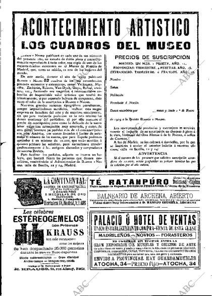 ABC MADRID 25-01-1909
