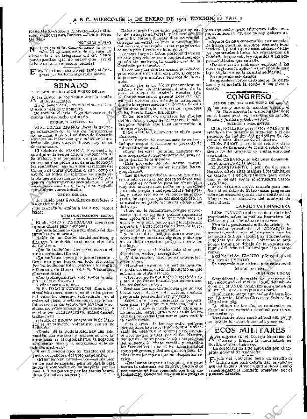 ABC MADRID 27-01-1909 página 6