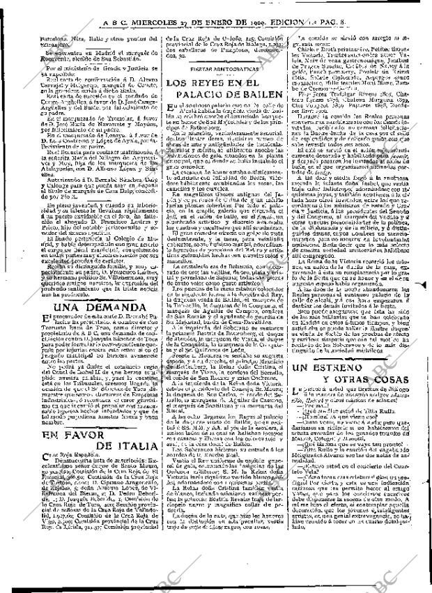 ABC MADRID 27-01-1909 página 8