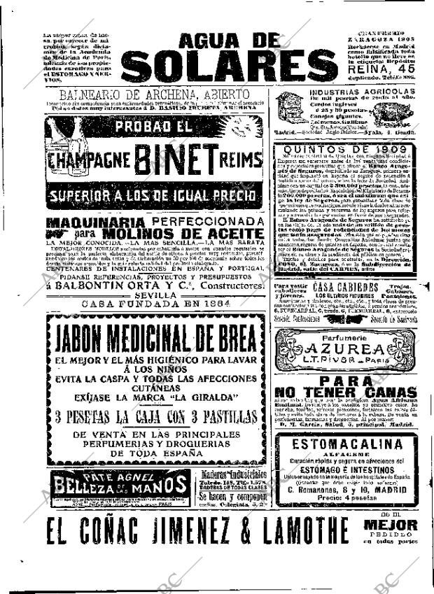 ABC MADRID 28-01-1909 página 16