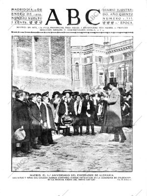 ABC MADRID 29-01-1909 página 1