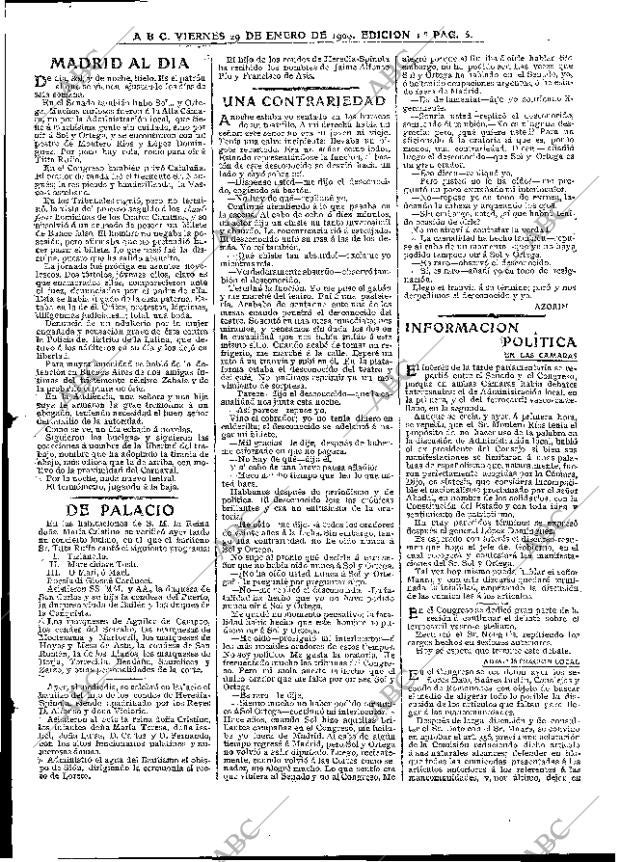 ABC MADRID 29-01-1909 página 5