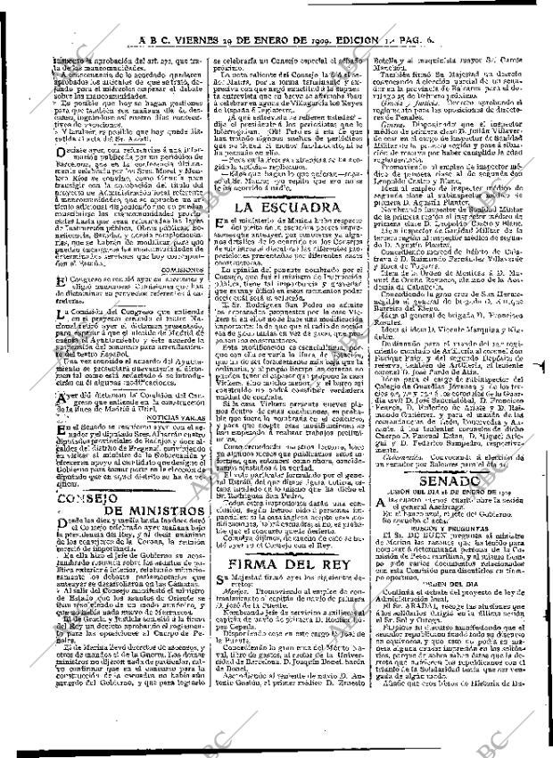 ABC MADRID 29-01-1909 página 6