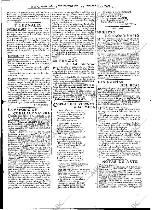 ABC MADRID 29-01-1909 página 9