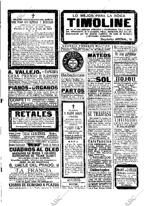 ABC MADRID 30-01-1909 página 11